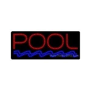  Pool LED Sign 11 x 27
