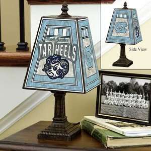 NCAA North Carolina Tar Heels (UNC) Art Glass Table Lamp  