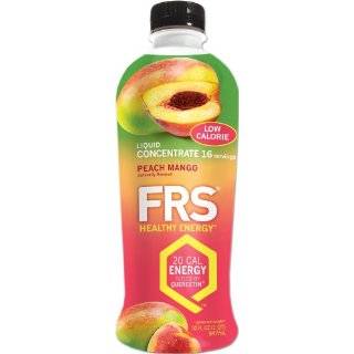 FRS Healthy Energy Liquid Concentrate, Low Cal Peach Mango, 32 Ounce 