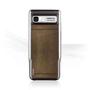  Design Skins for Nokia 3230   Brown Leather Design Folie 