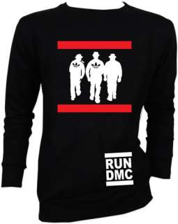 RUN DMC HIP HOP RAPPER Retro Vtg Sweater Jacket S,M,L  