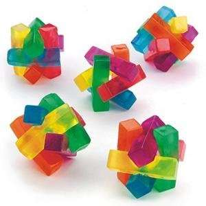  Hi Bounce Cube Ball (Pack of 12) Toys & Games