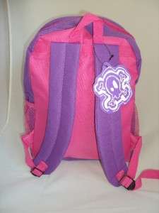 BRILLIANT GIRLS BACKPACK FOR SCHOOL GIRL HEART PURPLE AND PINK RIGID 