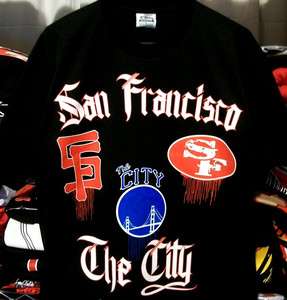 SF San Francisco 49ers Giants Golden State Warriors The City MIX Shirt 