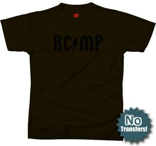 RCMP Rock Canadian Police Cop Law Enforcement T shirt  