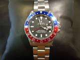   GMT Master Oyster Perpetual Pepsi 1675 Plastic Crystal Watch  
