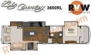 Click here to see the New 2012 Big Country 3650RL Fifth Wheel Camper 