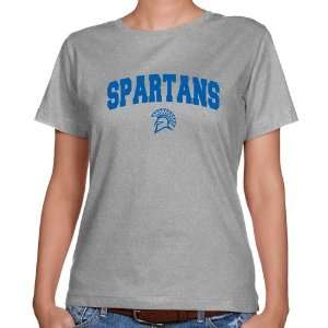  NCAA San Jose State Spartans Ladies Ash Logo Arch Classic 