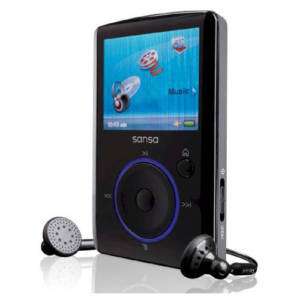 Sandisk Sansa Fuze 8GB  Video Player 1.9 LCD BLACK 619659053086 