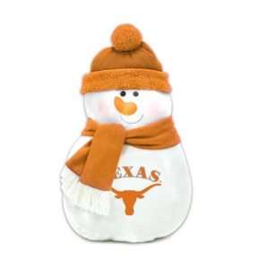  Texas Longhorns Plush Snowman Pillow