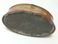 VINTAGE WALTERS PALM TOFFEE CANDY TIN LITHO BOX  