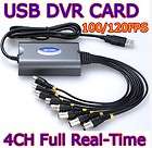 Channel Video Camera USB CCTV Capture DVR Audio Card  