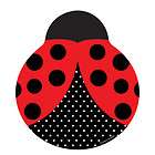 LADYBUG Fancy Die Cut Shaped Paper PLATES Birthday Party Baby 