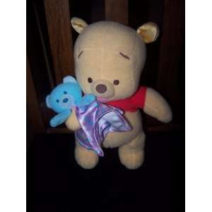   Fisher Price Winnie The Pooh Baby Rattle Plush Doll 