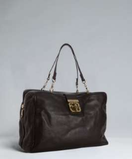 Chloe black leather Elsie tote   