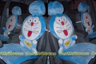 NEW Doraemon Car Front Seat Covers 6pcs  