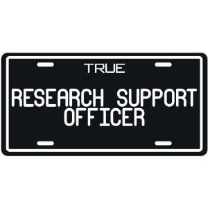   Research Support Officer  License Plate Occupations