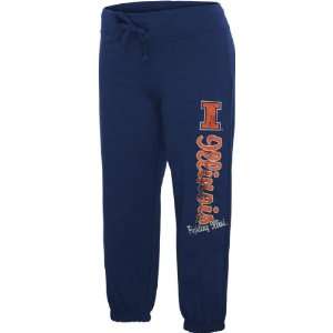  Illinois Fighting Illini Womens Navy Pacer French Terry 