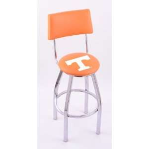 University of Tennessee 25 Single ring swivel bar stool with Chrome 