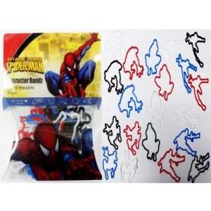  Character Bands Spiderman Silicone Kids Bracelet Case Pack 