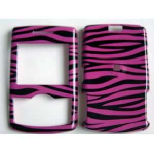   Black Zebra Stripe Design Samsung Propel A767 Snap on Cell Phone Case