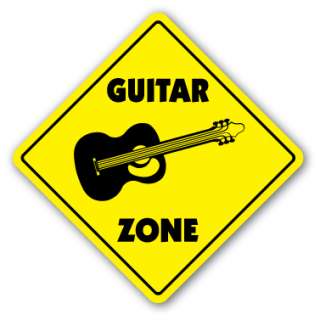GUITAR ZONE Sign new acoustic player strings gift electric play lesson 