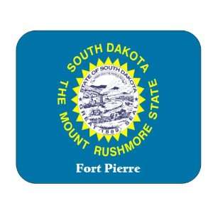   State Flag   Fort Pierre, South Dakota (SD) Mouse Pad 