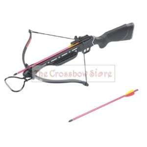 150 lbs Plastic Stock Black Hunting Crossbow 2 Arrows  