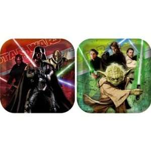  Star Wars Generations 3D Square Dinner Plates Party 