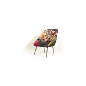  Rugs USA Birdie 1 Patchwork Fabric Arm Chair