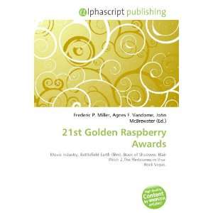  21st Golden Raspberry Awards (9786134118927) Frederic P 