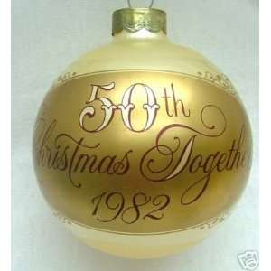  Fifieth Christmas Together 1982 hallmark ornament