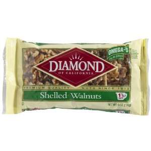 Diamond Shelled Walnuts, 6 Ounce Grocery & Gourmet Food