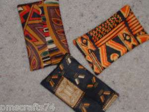 AFRICAN PRINT fabric PURSE TISSUE COVER HOLDER  