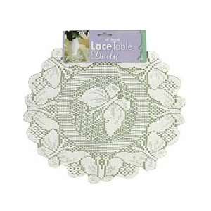 14 Round Lace Doily Butterfly Case Pack 48 Everything 