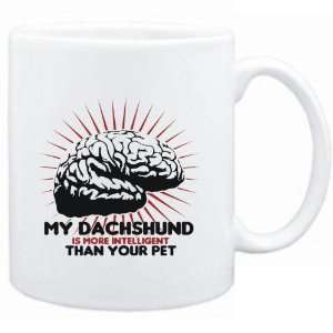  Mug White  MY Dachshund IS MORE INTELLIGENT THAN YOUR PET   Dogs 