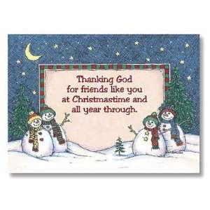  Thanking God   Snowmen (Abbey Press 5302 3T) Christmas 