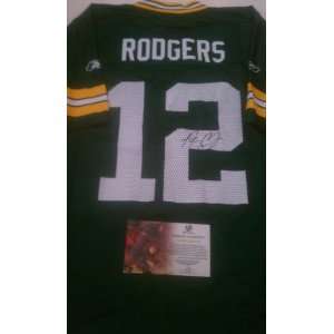 Aaron Rodgers Signed Green Bay Packers Jersey Everything 