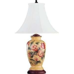  Reliance Lamp Flora Table Lamp With Off White Shade