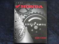 Honda 1999 CBR1100 CBR 1100 XX CBR110XX Service Manual  