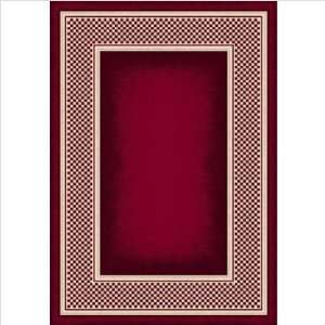  Innovation Old Gingham Ruby Rug Size 54 x 78