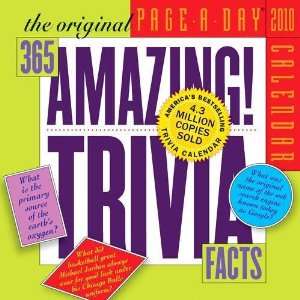  The Original 365 Amazing Trivia Facts Page A Day 2010 