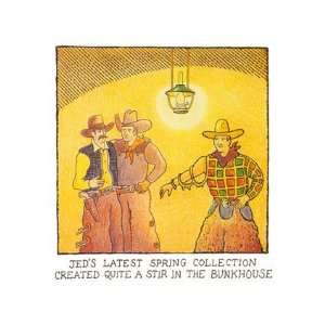  Spring Collection, Humor Note Card by Glen Baxter, 5x7 