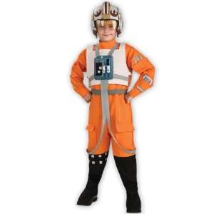  X Wing Pilot Costume Orange Small 4 6 Star Wars Collection 