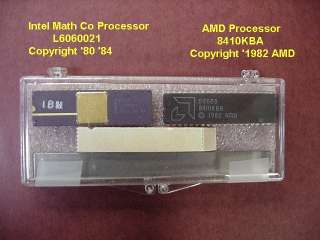 IBM 8087 Math Co Processor & 8088 Processor   Vintage IN THE BOX NEW 