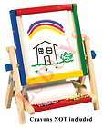 wood painting easel  