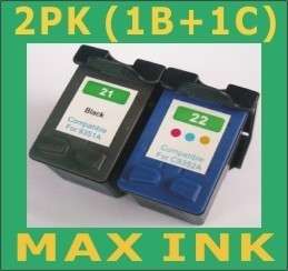 HP 21/22 XL Ink DeskJet F4140 F4180 D1455 D2330 3747  