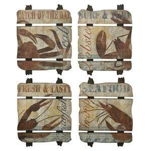  Uttermost Seafood Wall Art Set of 4
