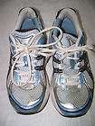 ASICS GT 2130 WOMENS WHITE, BLUE, SILVER ATHLETIC SHOES, SIZE 7.5M 
