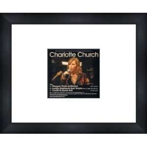  CHARLOTTE CHURCH UK Tour 2006   Custom Framed Original Ad 
